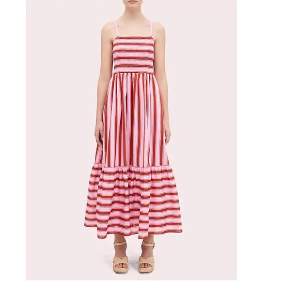kate spade Dresses Kate Spade Calais Stripe Smocked Summer Flowy